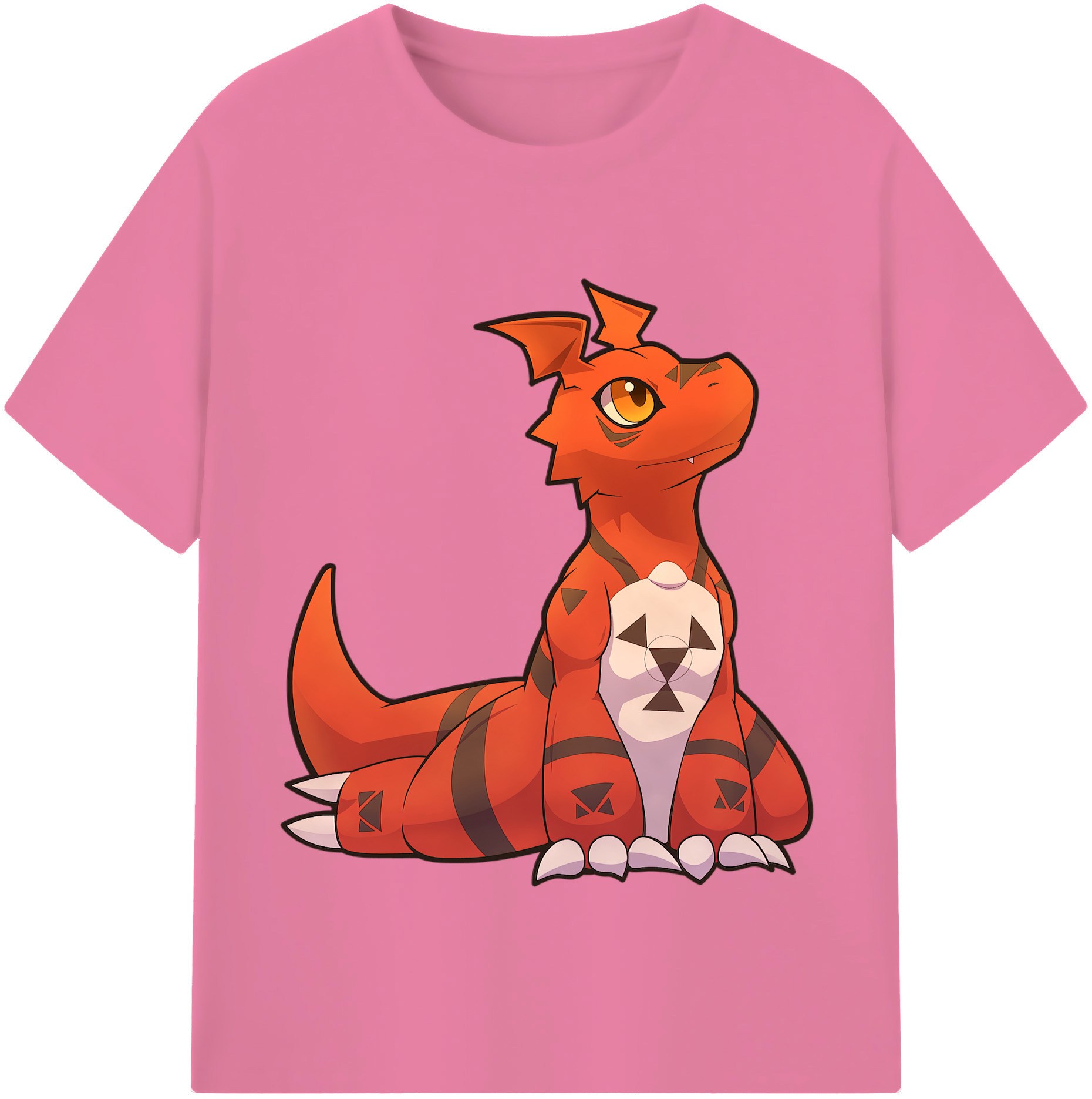 （画像用） Digimon デジタルモンスター/デジモン 綿100％半袖Tシャツ（フロントプリント）